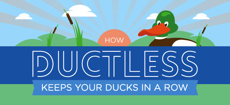 How Ductless AC & Heating Gets Your Ducks in a Row [Infographic]
