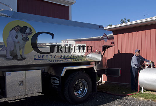 Griffith Employee Gas Delivery
